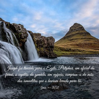 Picture 03 - Gênesis 39:1 BSL - Joseph foi trazido para o Egito. Potiphar, um - Bible Verse Picture