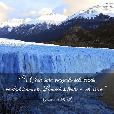 Picture 03 - Gênesis 4:24 BSL - Se Cain será vingado sete vezes, verdadeiramente - Bible Verse Picture
