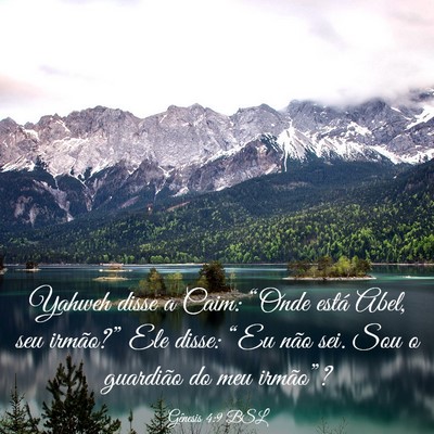 Picture 03 - Gênesis 4:9 BSL - Yahweh disse a Caim: “Onde está Abel, seu - Bible Verse Picture