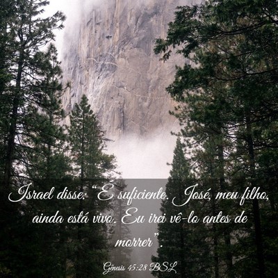 Picture 03 - Gênesis 45:28 BSL - Israel disse: “É suficiente. José, meu filho, - Bible Verse Picture