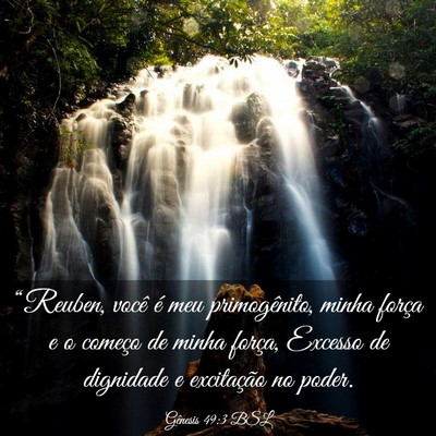 Picture 03 - Gênesis 49:3 BSL - “Reuben, você é meu primogênito, minha - Bible Verse Picture