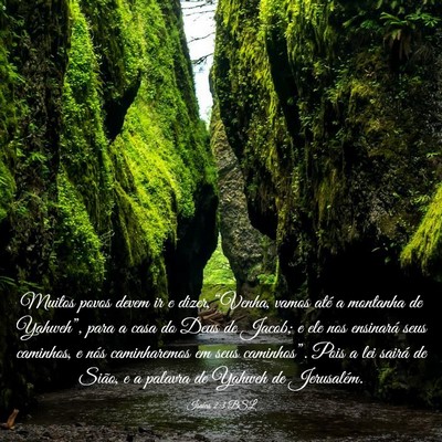 Picture 03 - Isaías 2:3 BSL - Muitos povos devem ir e dizer, “Venha, vamos - Bible Verse Picture