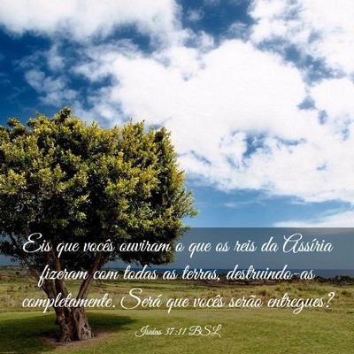 Picture 03 - Isaías 37:11 BSL - Eis que vocês ouviram o que os reis da Assíria - Bible Verse Picture