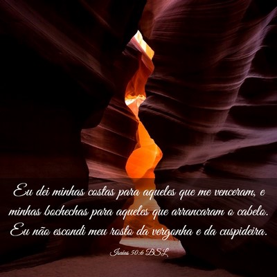 Picture 03 - Isaías 50:6 BSL - Eu dei minhas costas para aqueles que me - Bible Verse Picture