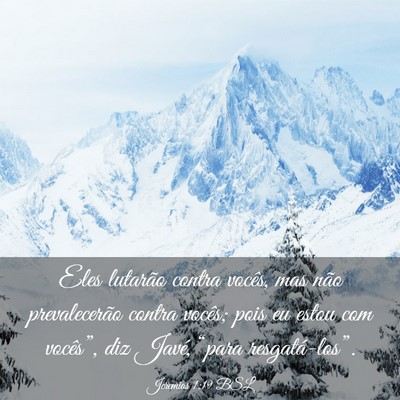 Picture 03 - Jeremias 1:19 BSL - Eles lutarão contra vocês, mas não - Bible Verse Picture