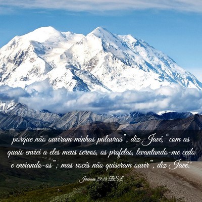 Picture 03 - Jeremias 29:19 BSL - porque não ouviram minhas palavras”, diz - Bible Verse Picture