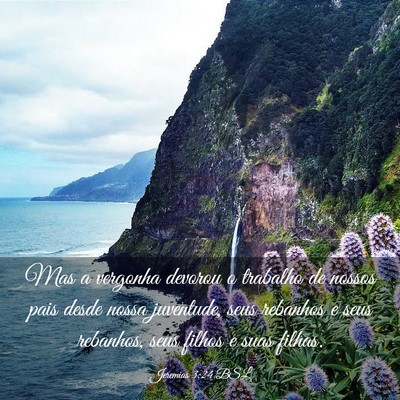 Picture 03 - Jeremias 3:24 BSL - Mas a vergonha devorou o trabalho de nossos pais - Bible Verse Picture