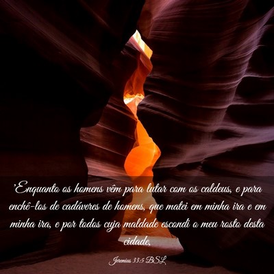 Picture 03 - Jeremias 33:5 BSL - 'Enquanto os homens vêm para lutar com os - Bible Verse Picture