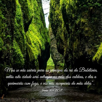 Picture 03 - Jeremias 38:18 BSL - Mas se não saireis para os príncipes do rei da - Bible Verse Picture