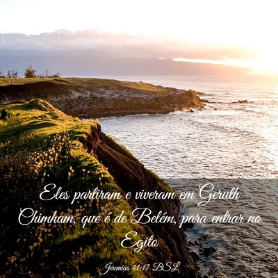 Picture 03 - Jeremias 41:17 BSL - Eles partiram e viveram em Geruth Chimham, que é - Bible Verse Picture