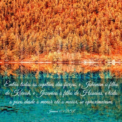 Picture 03 - Jeremias 42:1 BSL - Então todos os capitães das forças, e Johanan - Bible Verse Picture
