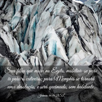 Picture 03 - Jeremias 46:19 BSL - Sua filha que mora no Egito, mobiliar-se para ir - Bible Verse Picture