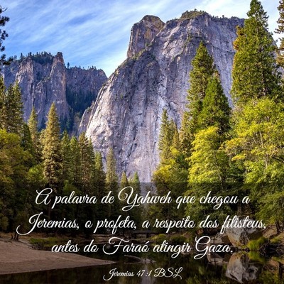Picture 03 - Jeremias 47:1 BSL - A palavra de Yahweh que chegou a Jeremias, o - Bible Verse Picture
