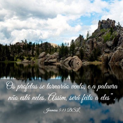 Picture 03 - Jeremias 5:13 BSL - Os profetas se tornarão vento, e a palavra não - Bible Verse Picture