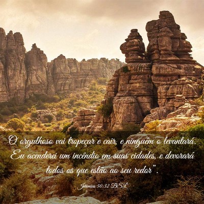 Picture 03 - Jeremias 50:32 BSL - O orgulhoso vai tropeçar e cair, e ninguém o - Bible Verse Picture