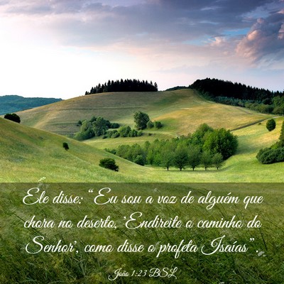 Picture 03 - João 1:23 BSL - Ele disse: “Eu sou a voz de alguém que chora - Bible Verse Picture