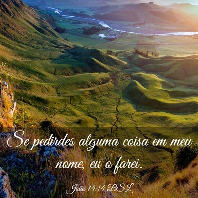 Picture 03 - João 14:14 BSL - Se pedirdes alguma coisa em meu nome, eu o - Bible Verse Picture
