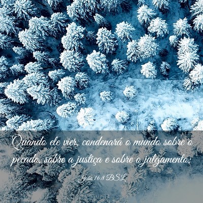 Picture 03 - João 16:8 BSL - Quando ele vier, condenará o mundo sobre o - Bible Verse Picture