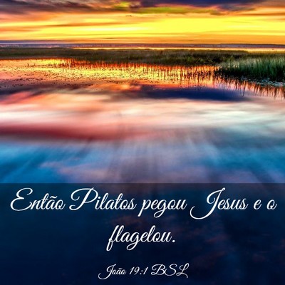 Picture 03 - João 19:1 BSL - Então Pilatos pegou Jesus e o - Bible Verse Picture