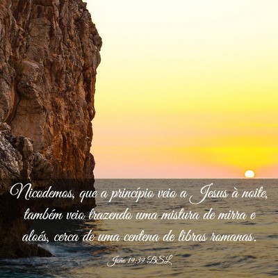 Picture 03 - João 19:39 BSL - Nicodemos, que a princípio veio a Jesus à - Bible Verse Picture