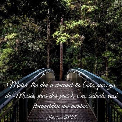 Picture 03 - João 7:22 BSL - Moisés lhe deu a circuncisão (não que seja de - Bible Verse Picture