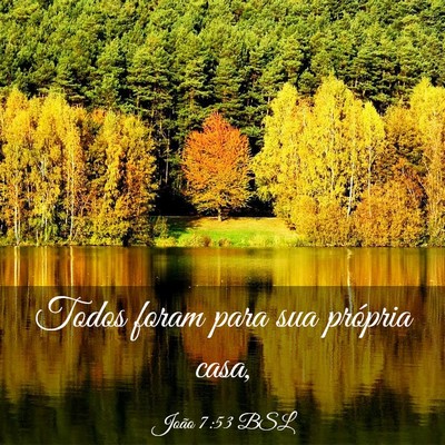 Picture 03 - João 7:53 BSL - Todos foram para sua própria - Bible Verse Picture