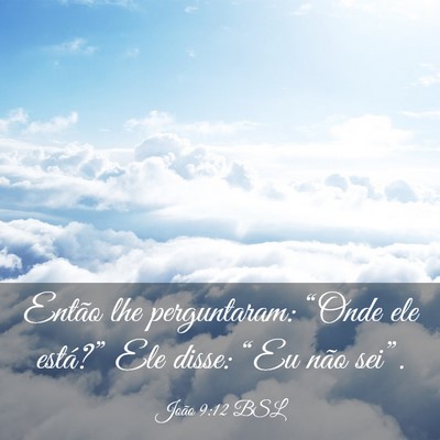 Picture 03 - João 9:12 BSL - Então lhe perguntaram: “Onde ele está?” Ele - Bible Verse Picture