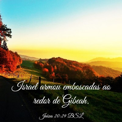Picture 03 - Juízes 20:29 BSL - Israel armou emboscadas ao redor de - Bible Verse Picture