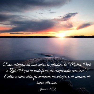Picture 03 - Juízes 8:3 BSL - Deus entregou em suas mãos os príncipes de - Bible Verse Picture