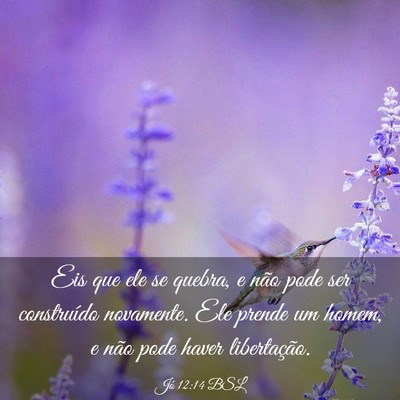 Picture 03 - Jó 12:14 BSL - Eis que ele se quebra, e não pode ser - Bible Verse Picture