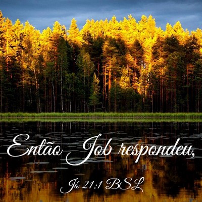 Picture 03 - Jó 21:1 BSL - Então Job - Bible Verse Picture