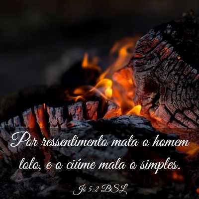 Picture 03 - Jó 5:2 BSL - Por ressentimento mata o homem tolo, e o ciúme - Bible Verse Picture
