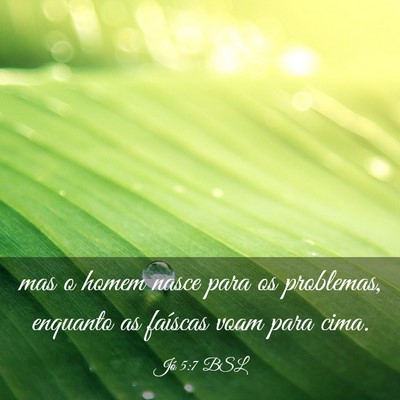 Picture 03 - Jó 5:7 BSL - mas o homem nasce para os problemas, enquanto as - Bible Verse Picture