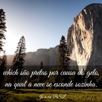 Picture 03 - Jó 6:16 BSL - which são pretas por causa do gelo, na qual a - Bible Verse Picture