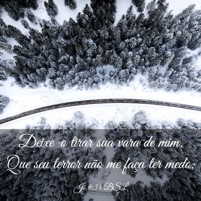 Picture 03 - Jó 9:34 BSL - Deixe-o tirar sua vara de mim. Que seu terror - Bible Verse Picture