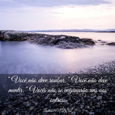 Picture 03 - Levítico 19:11 BSL - “'Você não deve roubar. “'Você não deve - Bible Verse Picture
