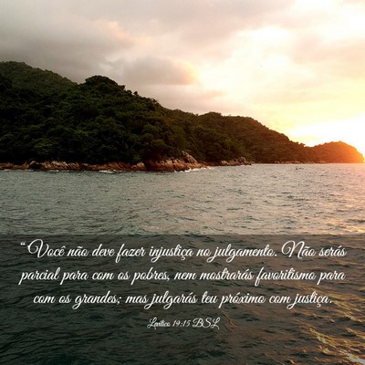 Picture 03 - Levítico 19:15 BSL - “'Você não deve fazer injustiça no - Bible Verse Picture