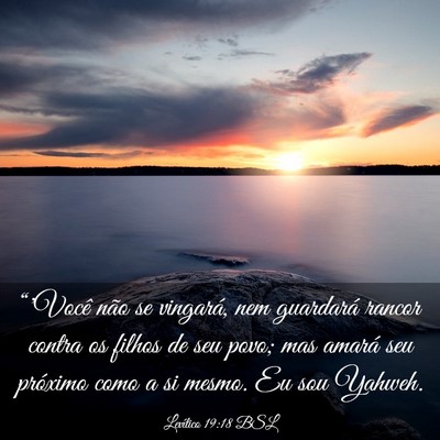 Picture 03 - Levítico 19:18 BSL - “'Você não se vingará, nem guardará rancor - Bible Verse Picture