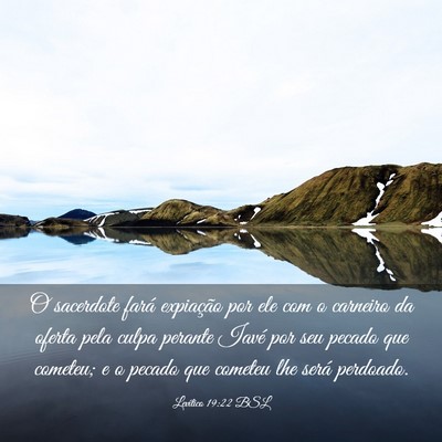 Picture 03 - Levítico 19:22 BSL - O sacerdote fará expiação por ele com o - Bible Verse Picture