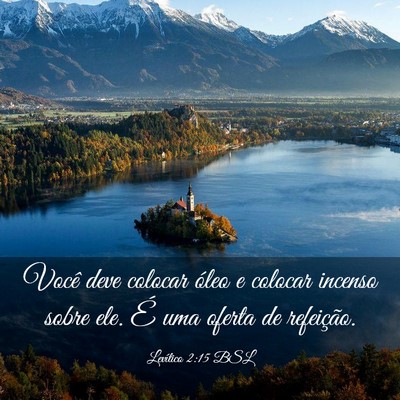 Picture 03 - Levítico 2:15 BSL - Você deve colocar óleo e colocar incenso sobre - Bible Verse Picture
