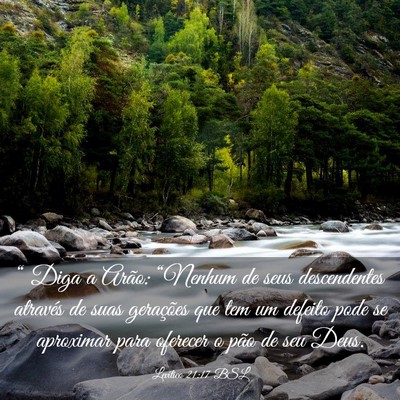 Picture 03 - Levítico 21:17 BSL - “ Diga a Arão: “Nenhum de seus descendentes - Bible Verse Picture