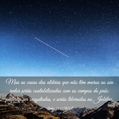 Picture 03 - Levítico 25:31 BSL - Mas as casas das aldeias que não têm muros ao - Bible Verse Picture
