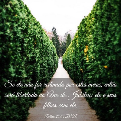 Picture 03 - Levítico 25:54 BSL - Se ele não for redimido por estes meios, então - Bible Verse Picture
