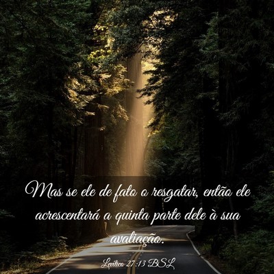Picture 03 - Levítico 27:13 BSL - Mas se ele de fato o resgatar, então ele - Bible Verse Picture