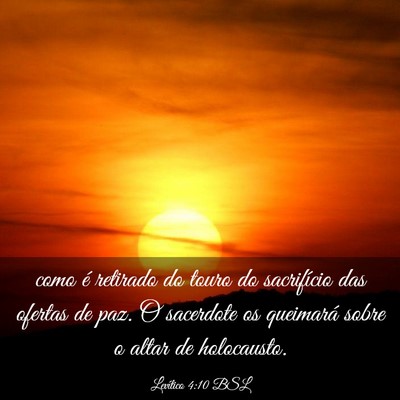 Picture 03 - Levítico 4:10 BSL - como é retirado do touro do sacrifício das - Bible Verse Picture