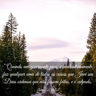 Picture 03 - Levítico 4:22 BSL - “'Quando um governante peca, e - Bible Verse Picture