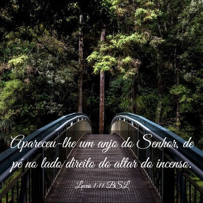 Picture 03 - Lucas 1:11 BSL - Apareceu-lhe um anjo do Senhor, de pé no lado - Bible Verse Picture