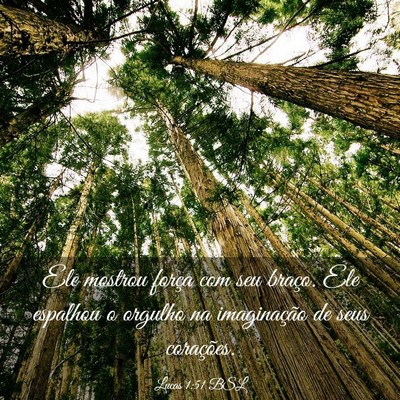 Picture 03 - Lucas 1:51 BSL - Ele mostrou força com seu braço. Ele espalhou o - Bible Verse Picture