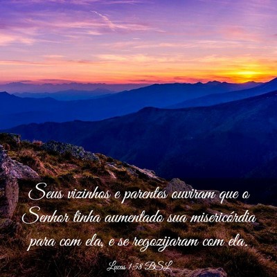 Picture 03 - Lucas 1:58 BSL - Seus vizinhos e parentes ouviram que o Senhor - Bible Verse Picture
