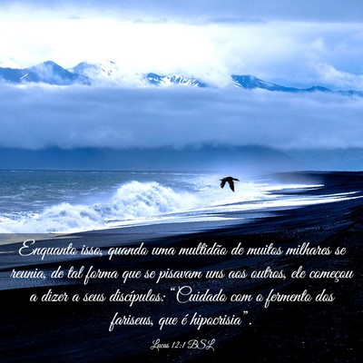 Picture 03 - Lucas 12:1 BSL - Enquanto isso, quando uma multidão de muitos - Bible Verse Picture